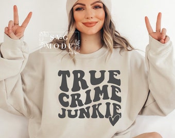 True Crime Junkie SVG PNG PDF, True Crime Svg, Murder Shows Svg, Sounds Suspish Svg, True Crime and Chill Svg, Horror Svg, Favorite Murder