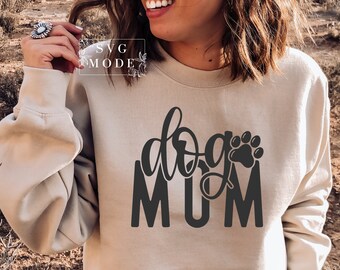 Dog Mom SVG PNG PDF, Dog Mama Svg, Paw Svg, Love Dogs Svg, Pet Svg, Dog Lover Svg, Fur Mom Svg, Mom Shirt Svg, Dog Mom T-Shirt Svg