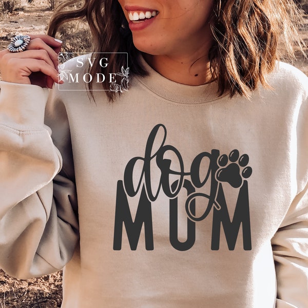 Dog Mom SVG PNG PDF, Dog Mama Svg, Paw Svg, Love Dogs Svg, Pet Svg, Dog Lover Svg, Fur Mom Svg, Mom Shirt Svg, Dog Mom T-Shirt Svg