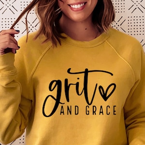 Grit and Grace SVG PNG PDF, Religious Svg, Inspirational Svg, Motivational Svg, Faith Svg, Self Love Svg, Easter Svg, Worthy Svg, Bible Svg