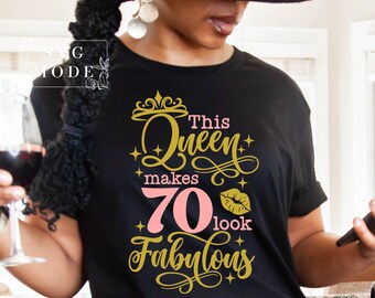 70th Birthday SVG PNG, Hello Seventy Svg, Seventy and Fabulous Svg, Seventy Svg, Birthday Queen Svg, Birthday Diva Svg, It's My Birthday Svg