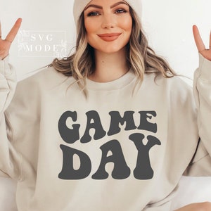 Game Day Vibes SVG PNG PDF, Game Day Svg, Football Svg, Game Day T-Shirt, Football Mom Svg, Sports T-Shirt Svg, Game Day Vibes T-Shirt Svg