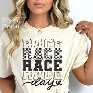 Race Day SVG PNG, Race Day Vibes Svg, Game Day Svg, Race Day Cheer Svg, Race Season Svg, Race Svg, Race Day Shirt Svg, Racing Svg image 3