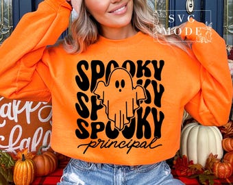 Spooky Principal SVG PNG, Principal Svg, Funny Halloween Svg, Halloween Principal Svg, Halloween Shirt Svg, Spooky Vibes Svg, Spooky Svg