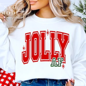 Festive Af SVG PNG, Jolly af Svg, Christmas Svg, Christmas Jumper Svg, Sarcastic Christmas Svg, Merry Christmas Svg, Christmas Vibes Svg