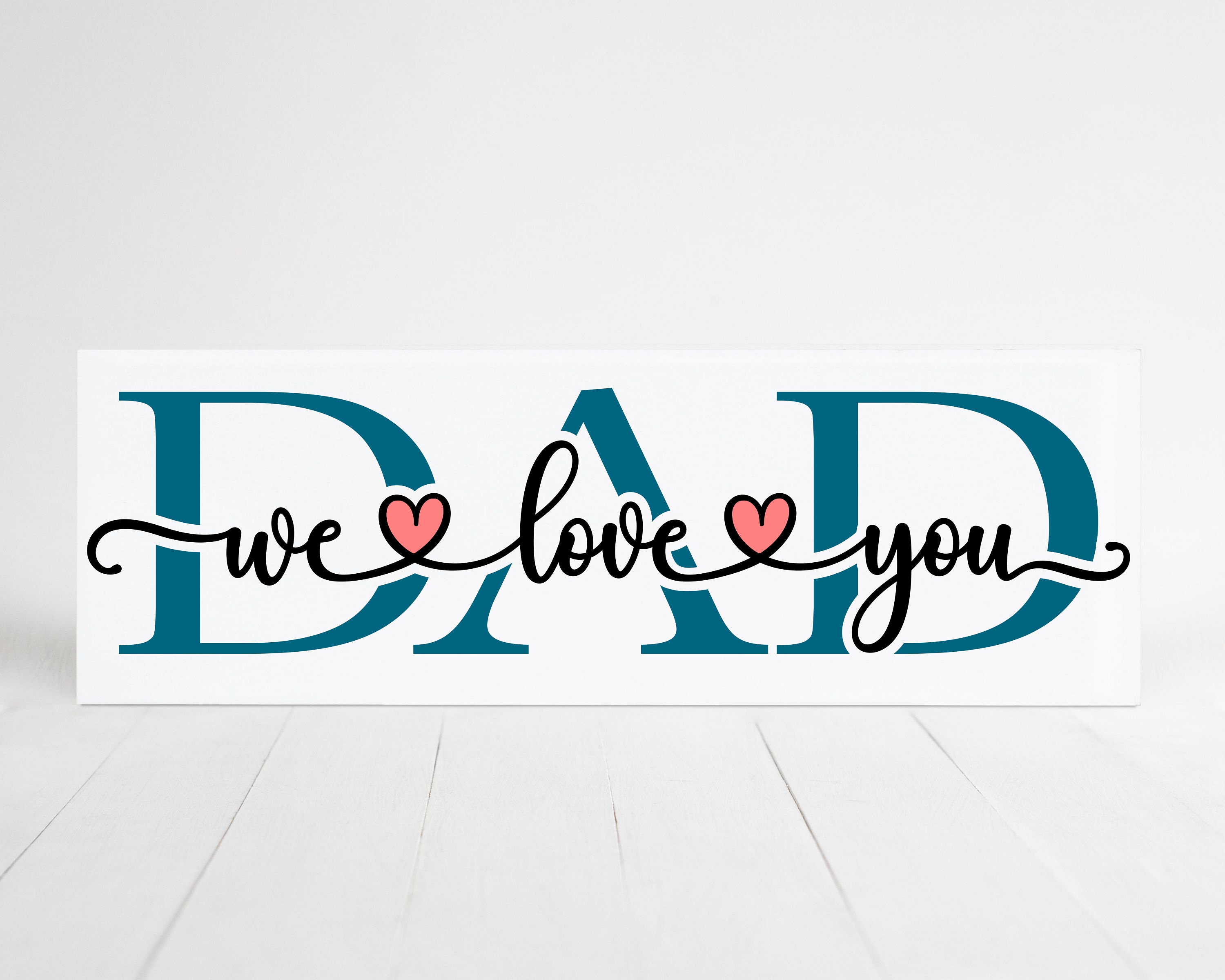 We Love You Dad SVG PNG PDF I Love You Dad Tile World's Etsy Australia