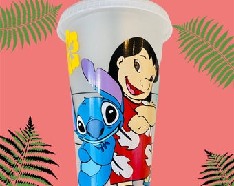 Lilo and Stitch Personalized Cold Cup