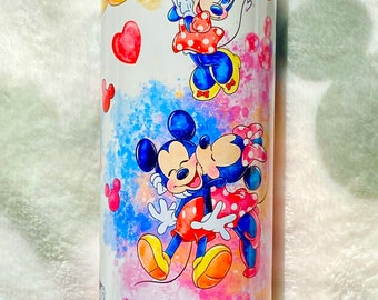 Mickey and Minnie Sublimation Tumbler