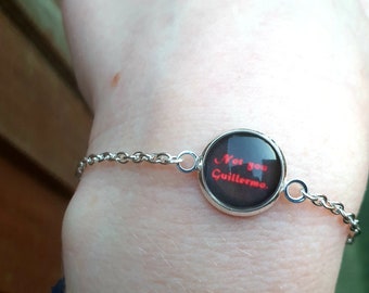 WWDITS inspired bracelet, Guillermo bracelet, Not you Guillermo, Lazlo, Nadja, Nandor, vampire bracelet, vampires, goth, in the shadows