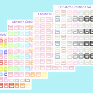 oven icons - Multi Colour, Functional, Mini Icons, Small Icons, Planner Sticker Icons, Planner Icons