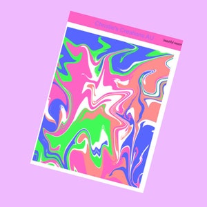 beautiful neon - Full Weekly Kit, Vertical Planner Sticker Kit, Functional Stickers, A La carte, Build a kit
