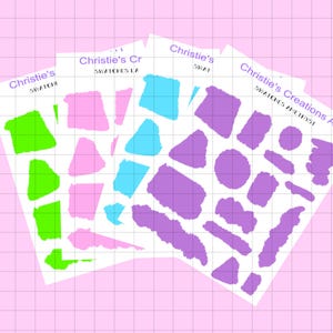 journal swatches - Multi Colour, Functional, Mini Icons, Small Icons, Planner Sticker Icons, Planner Icons