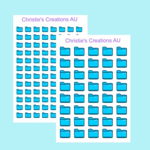 Dateien Icons - Multi Color, Funktional, Mini Icons, Kleine Icons, Planer Sticker Icons, Planer Icons