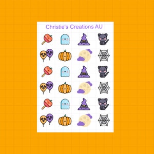 Halloween Deco   Multi Colour, Functional, Mini Icons, Small Icons, Planner Sticker Icons, Planner Icons