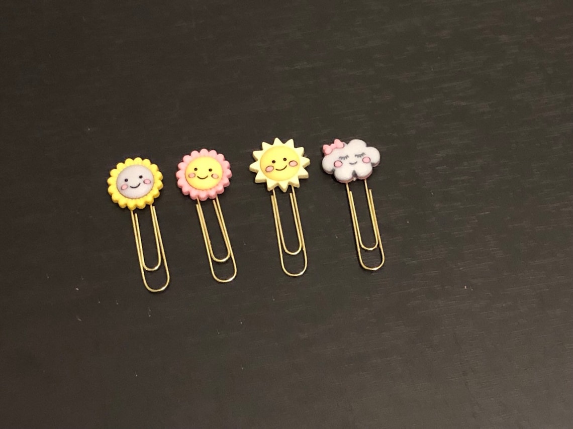 Planner Paper Clips Planner Charms Dangle Charms Planner Etsy
