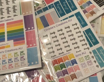 oops stickers, grab bag, mystery grab bag, sticker set, planner stickers, bullet journal