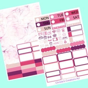 boysenberry - Sticker Planner Kit, Mini Sticker Kit, Standard Vertical Kit, Planner Stickers, B6 Sticker Kit