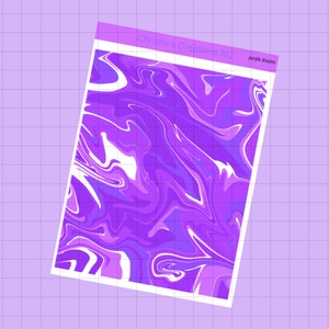 purple dreams - Pełny zestaw, Zestaw naklejek do planera pionowego, Naklejki funkcjonalne, A La carte, Zbuduj zestaw