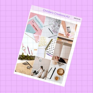 plan my day - Full Weekly Kit, Vertical Planner Sticker Kit, Functional Stickers, A La carte, Build a kit