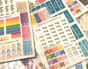 oops stickers, grab bag, mystery grab bag, sticker set, planner stickers, bullet journal