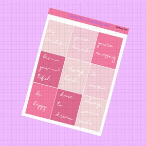 all things pink - Full Weekly Kit, Vertical Planner Sticker Kit, Functional Stickers, A La carte, Build a kit