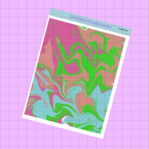 marble fun - Full Weekly Kit, Vertical Planner Sticker Kit, Functional Stickers, A La carte, Build a kit