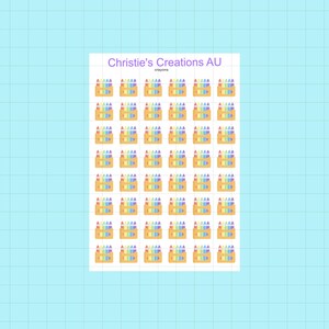 crayons icons - Multi Colour, Functional, Mini Icons, Small Icons, Planner Sticker Icons, Planner Icons