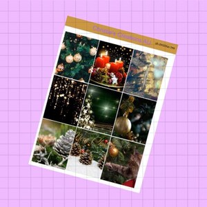 oh christmas tree - Full Kit, Vertical Planner Sticker Kit, Functional Stickers, A La carte, Build a kit