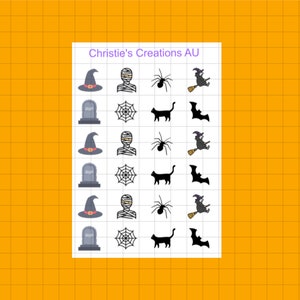 Halloween Deco   Multi Colour, Functional, Mini Icons, Small Icons, Planner Sticker Icons, Planner Icons