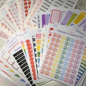 functional grab bag, mystery grab bag, sticker set, planner stickers, bullet journal