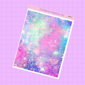 galaxy 2 - Full Weekly Kit, Vertical Planner Sticker Kit, Functional Stickers, A La carte, Build a kit
