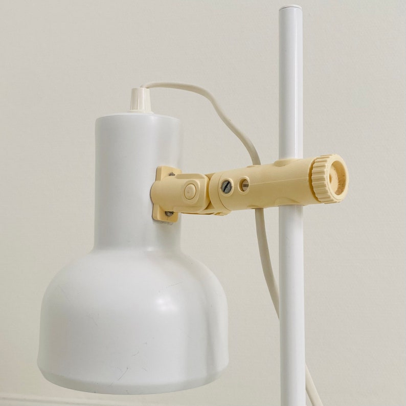 A White 1980s Danish Desk Lamp | Etsy