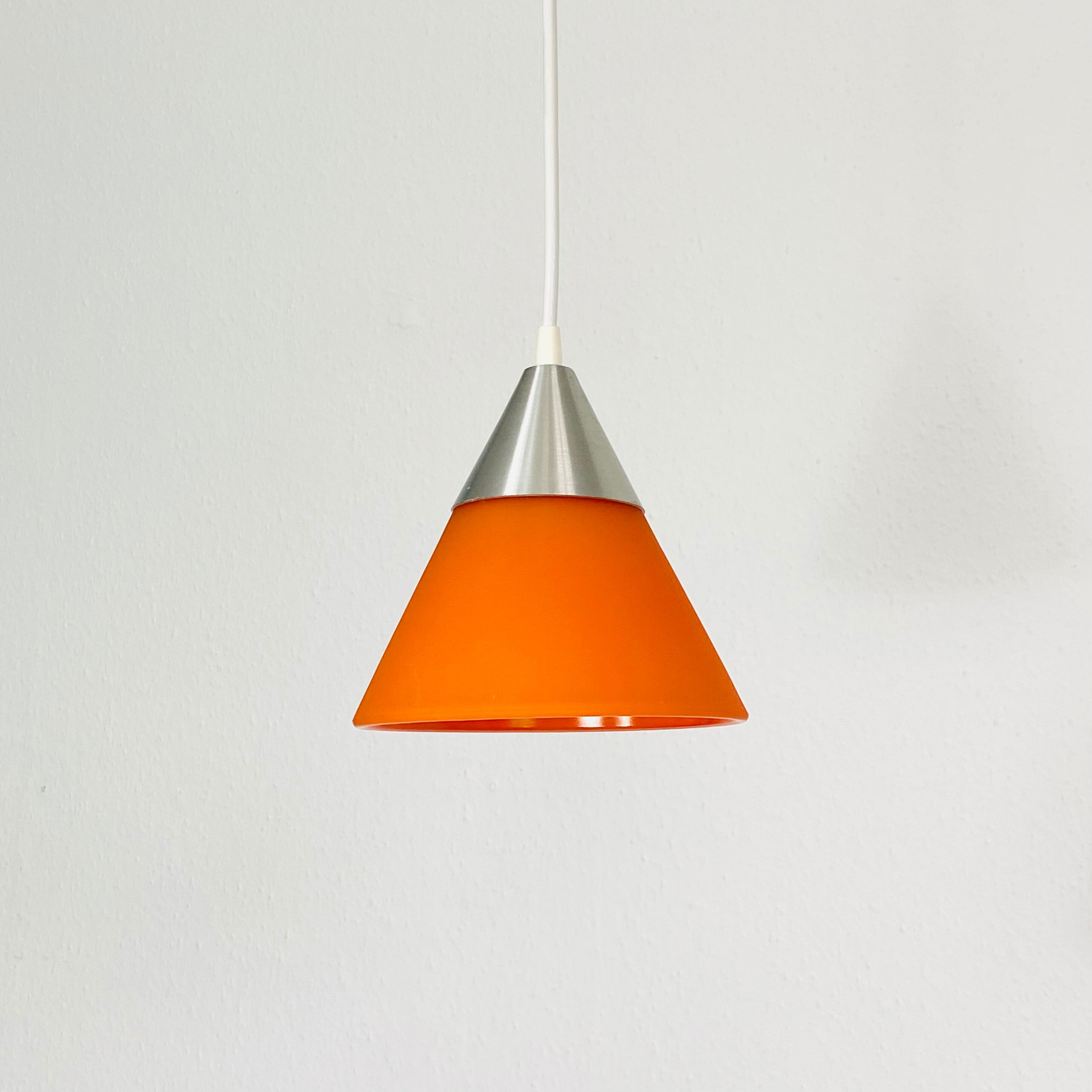 デンマーク製オレンジガラスランプ デンマーク製オレンジガラスランプ