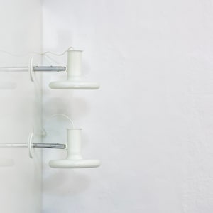 A pair of 1970s wall lamps by Hans Due for Fog & Morup