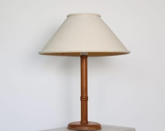 1980s Swedish pine wood desk lamp by Markslöjd