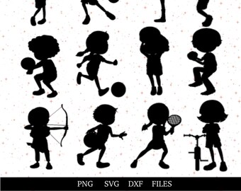 Download Children Playing Svg Etsy