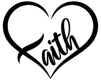 Download Faith Heart Svg Etsy