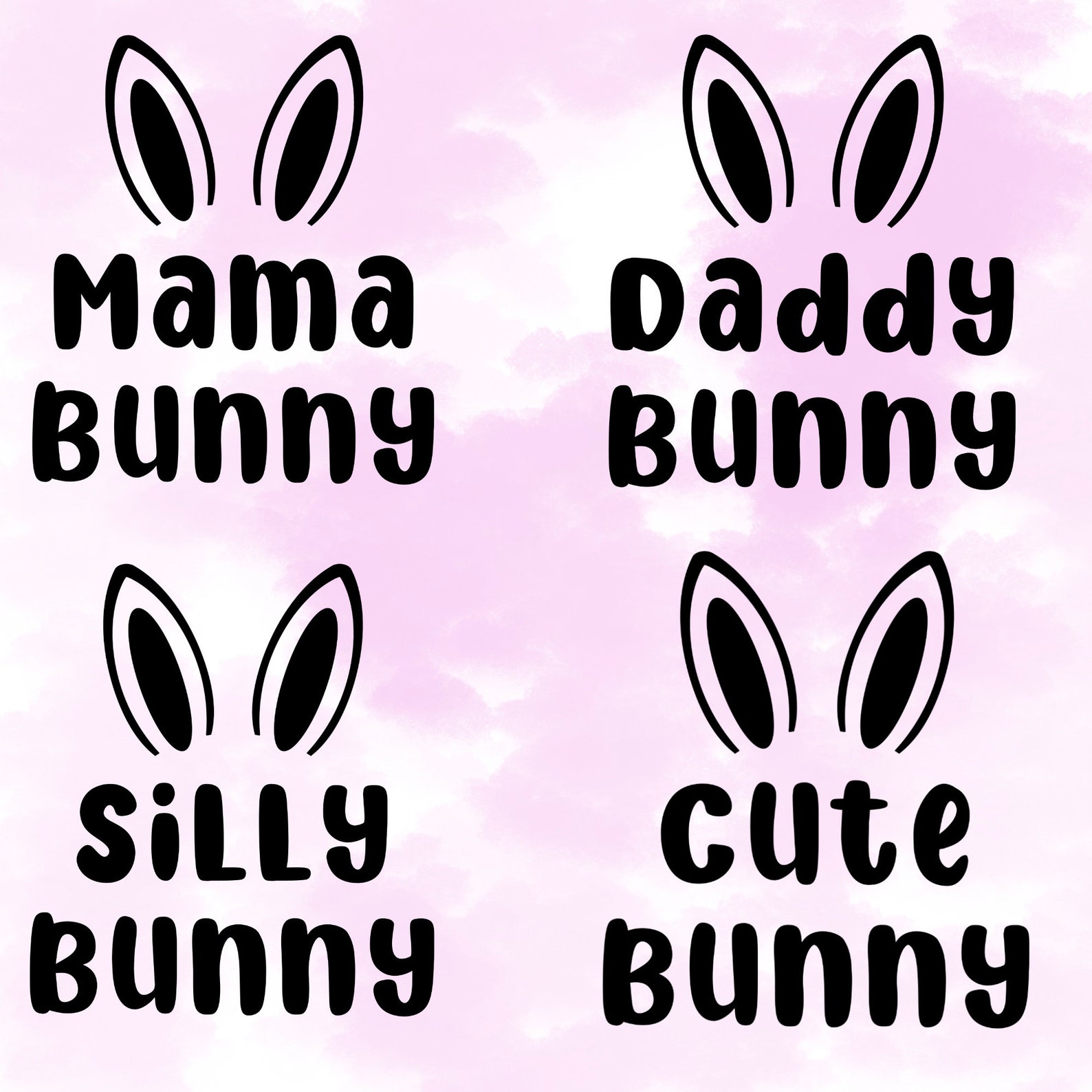 Download Family bunny svg bundle Mama bunny svg Easter svg Easter ...