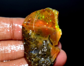 79 Carat Ethiopian opal raw natural opal raw huge opal raw fire opal raw