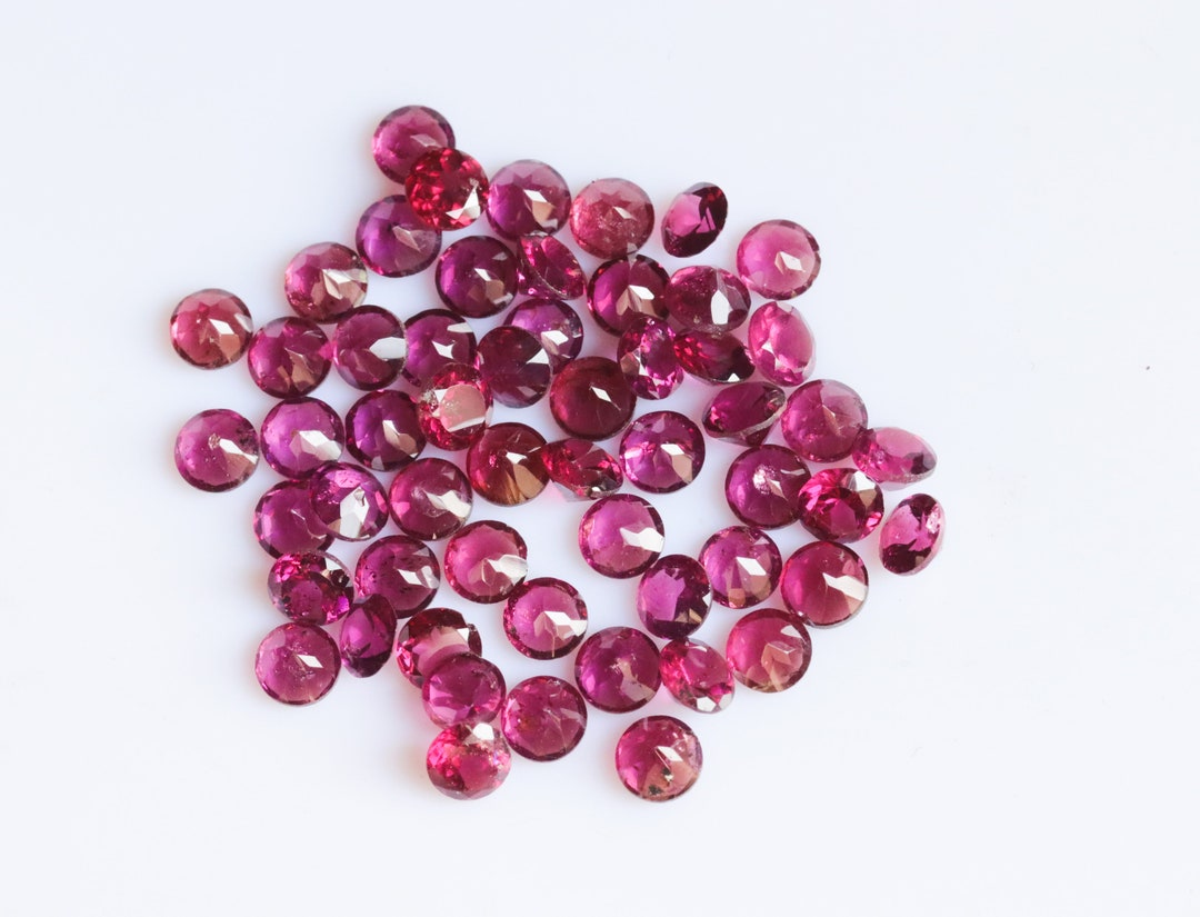 RUBY LIGHT Top Grade A One Quality 100% Natural Ruby Light Faceted Cut ...