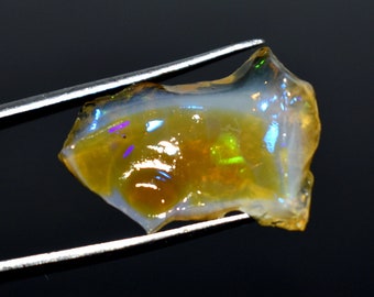 9 Carat ETHIOPIAN OPAL ROUGH A One Quality 100% Natural Ethiopian Opal Raw 23x17x6 mm Fire Opal Rough Loose Opal Raw F 4496