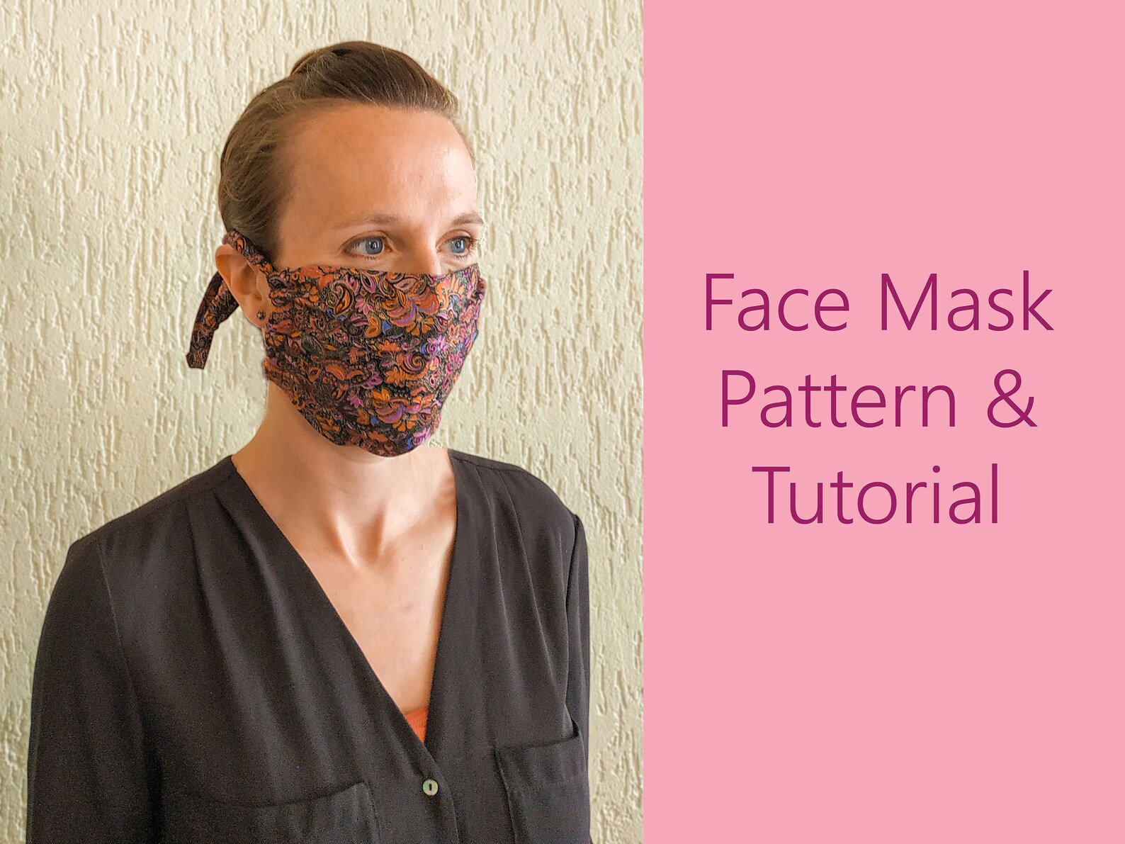 Face Mask Pattern PDF Sewing Pattern DIY Simple Accordion Face Mask