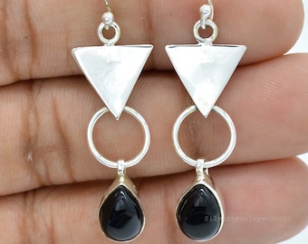 Orecchini Marcassite Con Sfera Di Onice Nero BRASS Workshop 24or37 - Foto 12