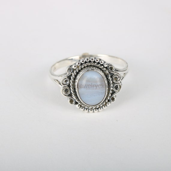 Amazon.com: Natural Moss Agate Ring | Oval Moss Agate Crystal Ring | Taurus Birthstone  Ring | Sterling Silver 925 | Handmade Jewelry (8) : Handmade Products