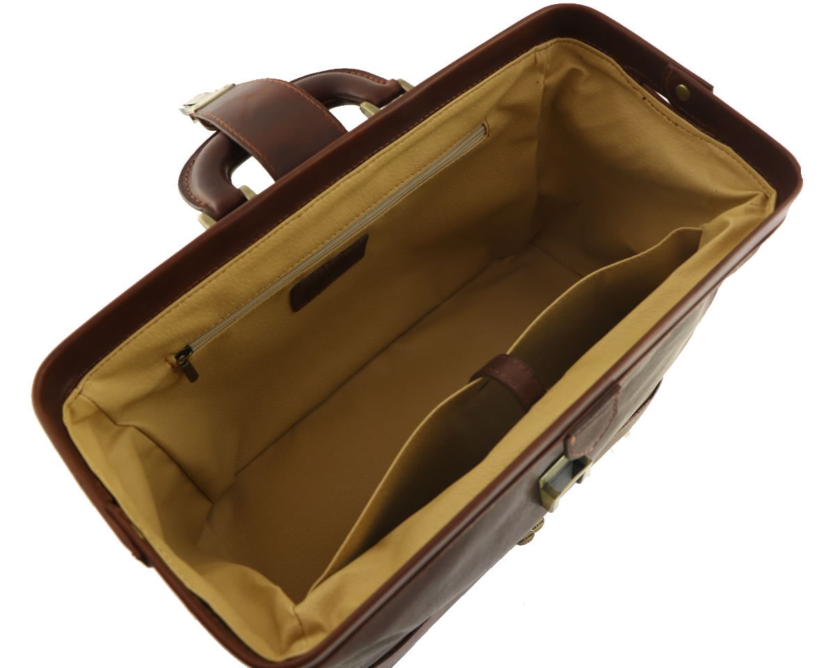 Medical Bag Leather 5002 Luxury Brown - Etsy