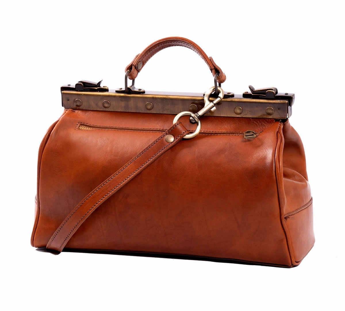 Leather Medical Bag 0007 Luxury Dark Brown Etsy