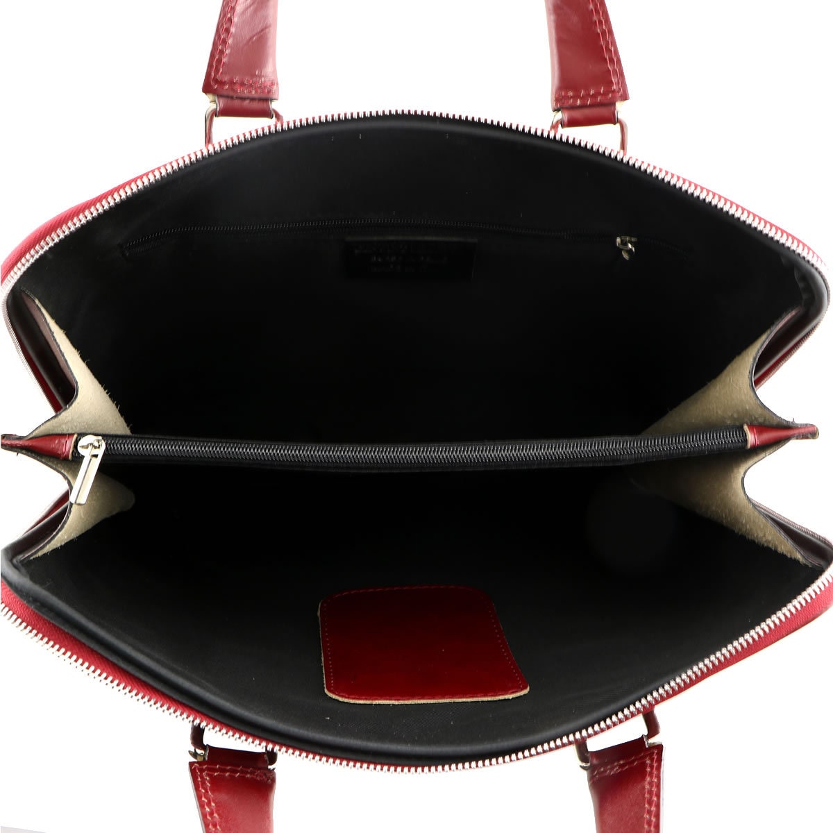Genuine Leather Women's Briefcase 4022 Red Etsy