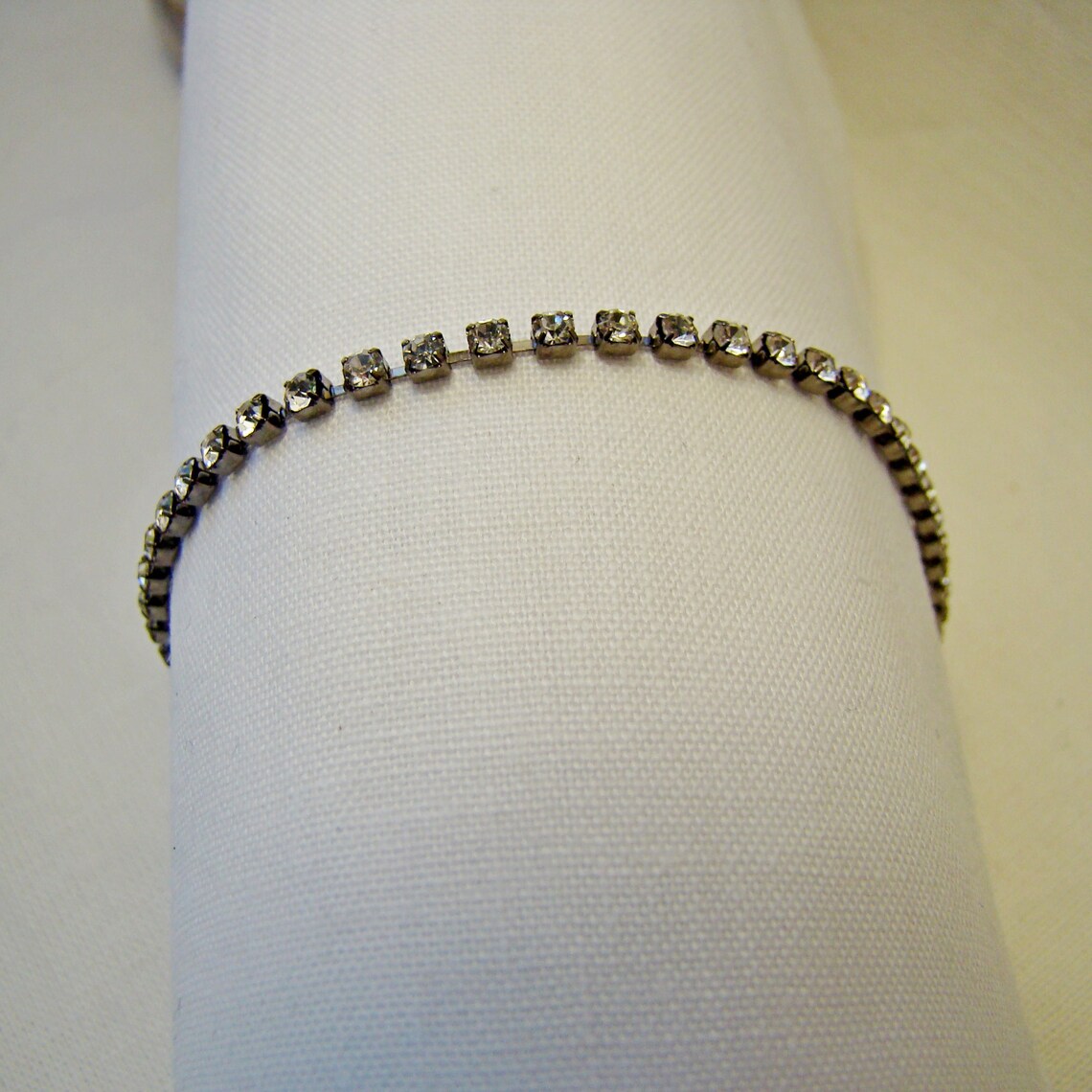 Rhinestone Chain Bracelet Women's Elegant Bracelet Shiny Etsy