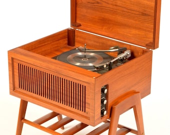 Tocadiscos Dynatron Cavalcade estilo años 60, equipo de alta fidelidad. Entrega disponible.