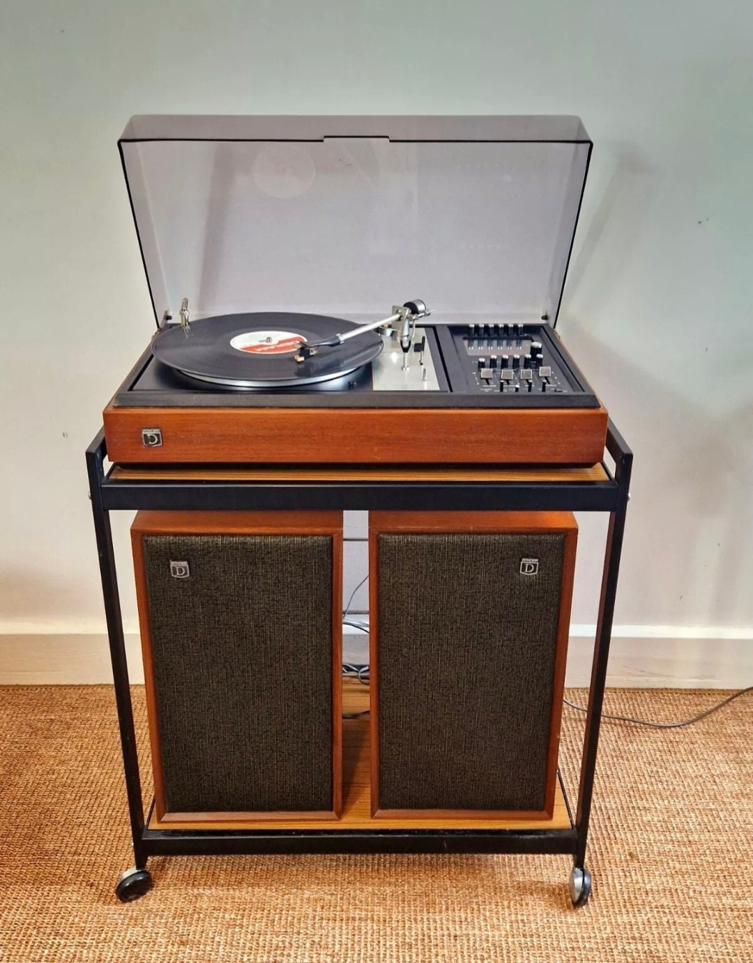 Dynatron HFC-51 Radiogram Goldring Record Player & Speakers, Stand Not ...
